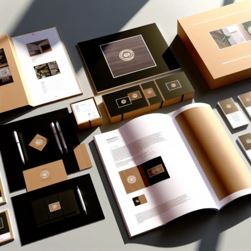 Case study met brandingtoepassingen zoals drukwerk en digitale interfaces