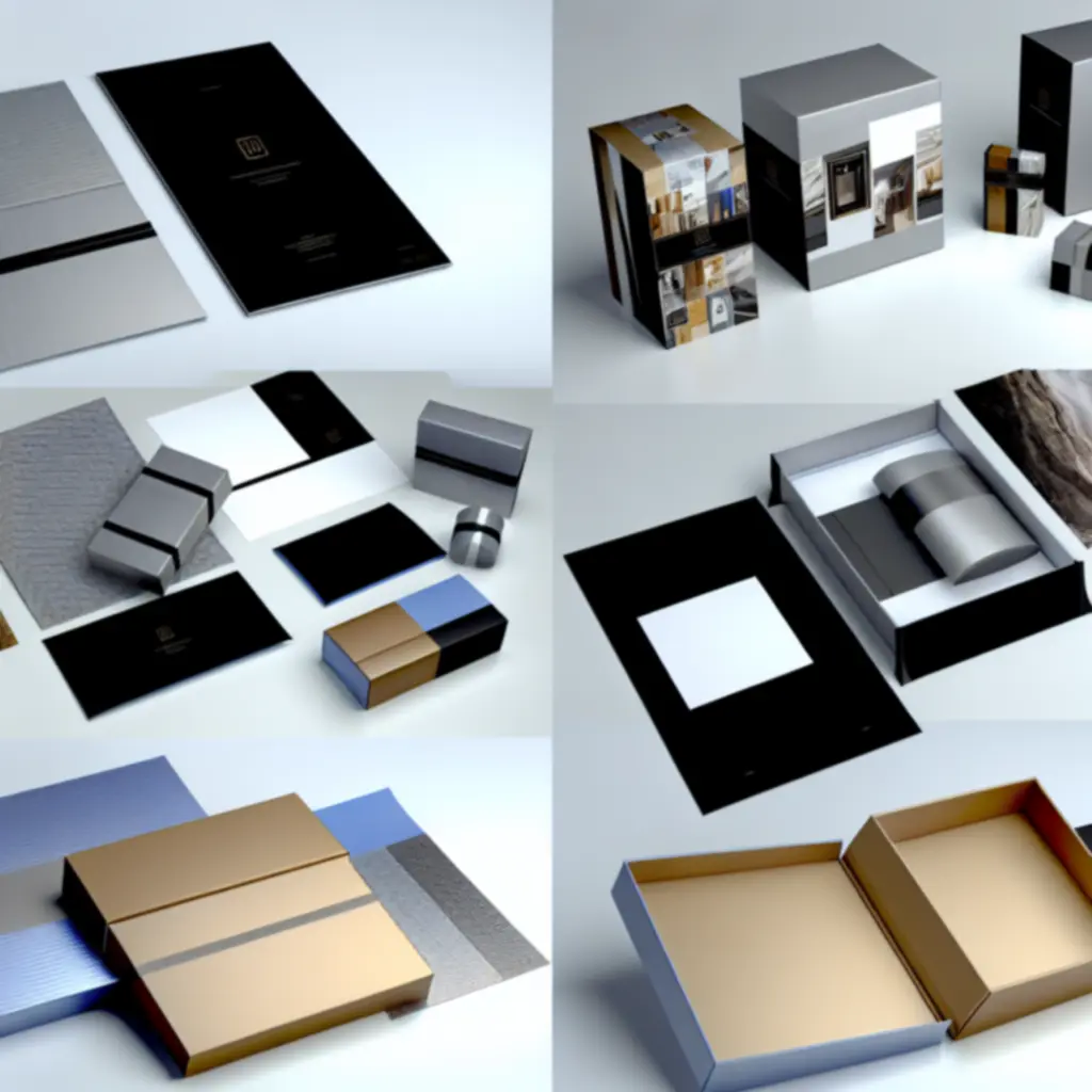 Luxe, minimalistische verpakking met verfijnde typografie en subtiele kleuraccenten.