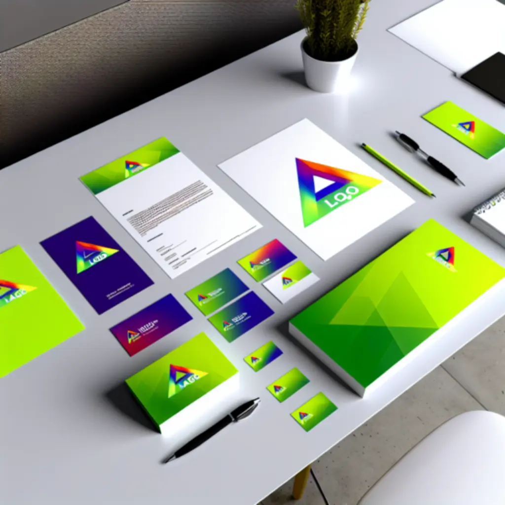 Visuele identiteit voor een moderne tech-startup ontworpen door Ontwerp Brand